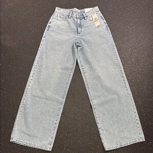 DKNY Rhinestone Studded High Waist Jeans Size 26